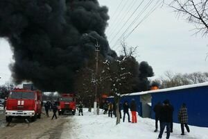 Пожар на Калиновском рынке: причина и число пострадавших