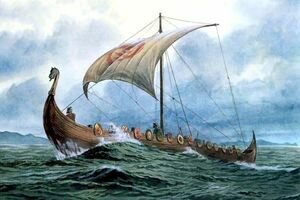 Норвежские археологи нашли место древнего корабельного захоронения викингов. Фото