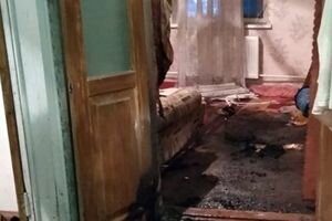 В Днепропетровской области произошел сильный пожар в жилом доме, погиб мужчина