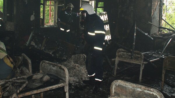 В Одессе загорелась психбольница: пожарные быстро справились с огнем