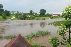 В Тернопольской области подтопило села из-за сильного ливня