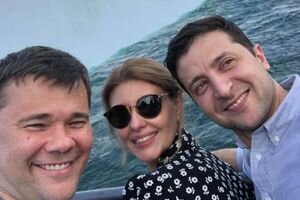 Богдан опубликовал селфи с Зеленским и его женой на фоне Ниагарского водопада в Канаде