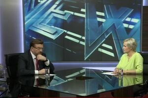 Туркова в "Большом интервью" с Евгением Киселевым (03.01)