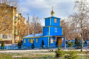 В православной церквушке Жен Мироносиц произошел пожар (видео)