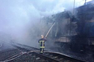 Под Черниговом из-за пожара в локомотиве в Киев не могли отправиться 16 поездов