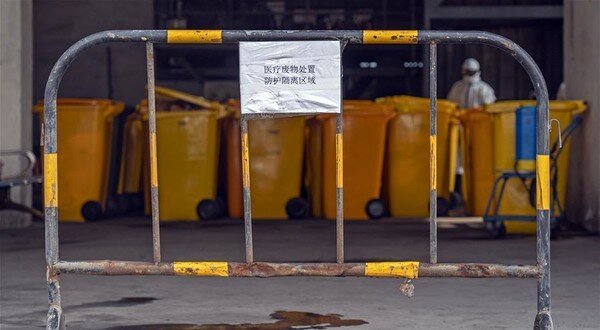 Эпидемия коронавируса: китайцы показали, как утилизируют медицинские отходы