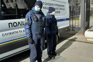 В Киеве правоохранители контролировали нарушение карантина с воздуха