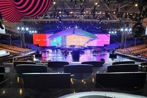 У Кличко заверили, что сцена для конкурса "Евровидение" полностью готова