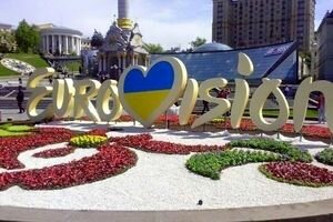 В Киеве вандалы повредили один из символов Евровидения-2017