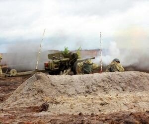 Штаб АТО: Боевики дважды применяли тяжелое артиллерийское вооружение