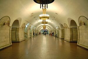 В Киеве на станции "Площадь Льва Толстого" на рельсы упал пассажир