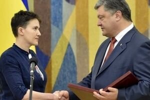 Савченко рассказала, почему не отказалась от звания Героя Украины