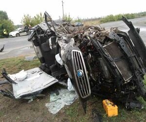 В Полтавской области в результате ДТП пострадало шесть человек, есть погибшая