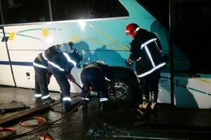 В Ивано-Франковской области автобус с паломниками слетел в кювет