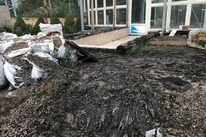 В Киеве из-за прямого попадания молнии чуть не сгорел дом известной певицы