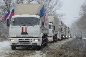 На Донбасс помчался первый в этом году гуманитарный конвой из России