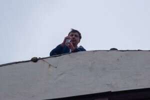 Прыгать не собирался: Саакашвили объяснил, зачем полез на крышу