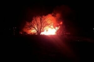 Крушение Ми-8 в Кременчуге: пожар ликвидировали, следователи ждут комиссию из Киева