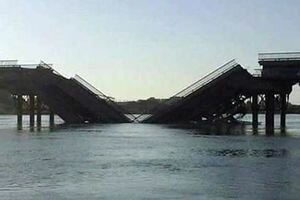 В Сирии ушел под воду построенный российскими военными мост