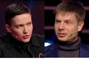 "Надя, вы филолог?": Гончаренко и Савченко поскандалили в прямом эфире из-за правописания 