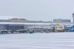 Метель в Киеве: столичные аэропорты работают в штатном режиме 
