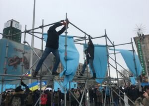 Марш за импичмент на Майдане: Саакашвили вышел на громкую связь