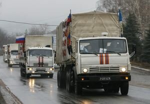 Боевики "ЛНР" запретили наблюдателям ОБСЕ приближаться к машинам с российской гумпомощью