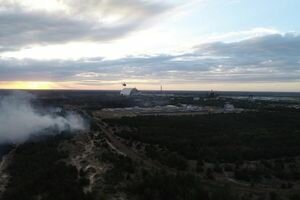 Самолеты сбросили почти 100 тонн воды в ходе тушения пожара в Чернобыльской зоне