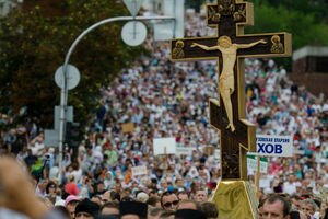 250 тысяч верующих УПЦ приняли участие в Крестном ходе по случаю 1030-летия Крещения Руси