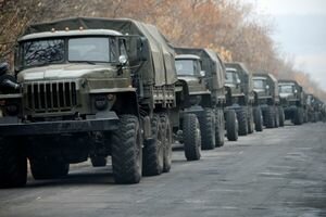 ОБСЕ: Колонна грузовиков въехала на Донбасс вне пунктов пропуска