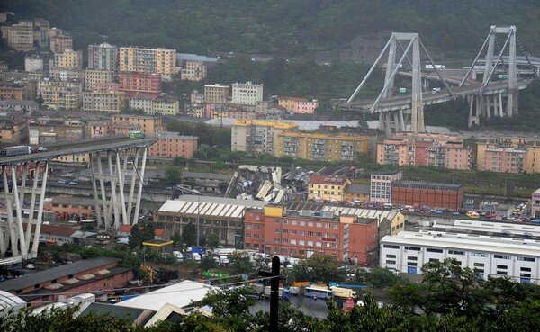 В Италии после трагедии в Генуе закрыли мост, созданный инженером Моранди