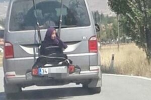В Турции мужчина привязал 13-летнюю дочь к багажнику и катал ее по городу