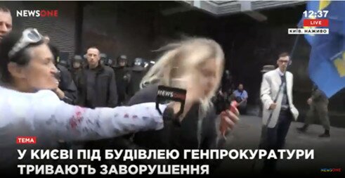 Пресс-секретарь МВД Артем Шевченко отказался комментировать нападение на журналистку NEWSONE