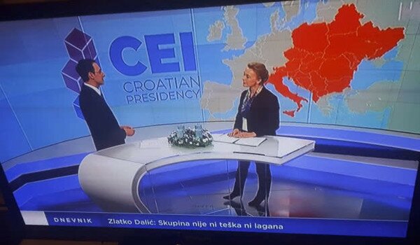 Хорватский телеканал показал в эфире карту Украины без Крыма