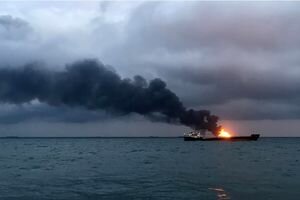 МинВОТ: Сгоревшие в Керченском проливе танкеры поставляли газ в Сирию и входили в закрытые порты Крыма